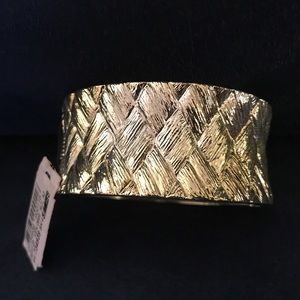 Dress Barn Silver Cuff Hinge Bracelet
